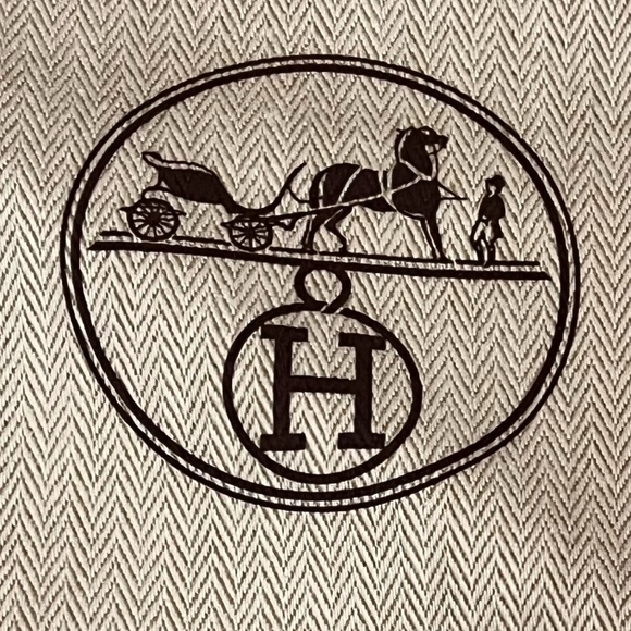HERMES Drawstring Dust Bag, Authentic - Picture 2 of 3